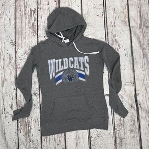 Kentucky Wildcats NCAA College Womens Gray Pullover Hoodie Sweatshirt
